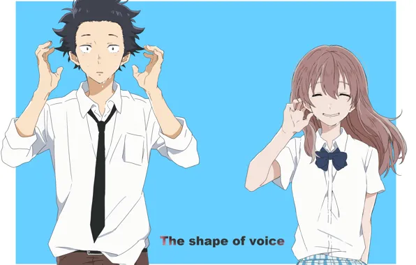 Girl, Anime, guy, two, tears, 2016, You no Katachi, A Silent Voice