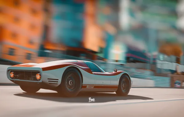 Auto, Retro, Machine, Nissan, Rendering, Transport & Vehicles, by FRZ ., FRZ .
