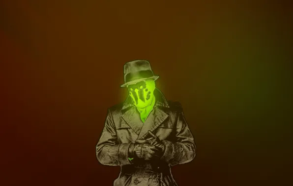 Picture void, bright, green, people, hat, Rorschach, keepers, acid