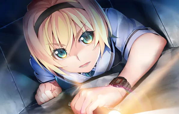 Girl, watch, crawling, Grisaia: Phantom Trigger