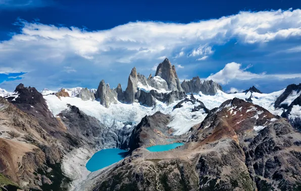 Picture Nature, Landscape, Argentina, Patagonia, Mount Fitz Roy, Mountain Peak