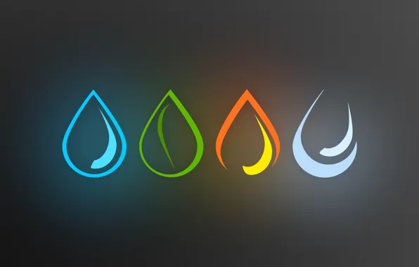 Wallpaper Water, Fire, Earth, The Air For Mobile And Desktop.