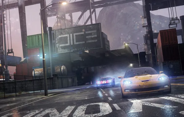 Machine, race, track, art, Need For Speed Most Wanted, ford, chevrolet