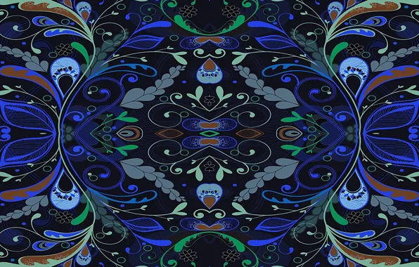 Blue, Pattern, Background