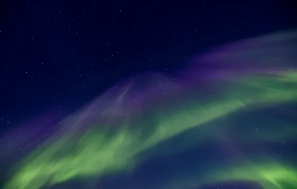 The sky, stars, Northern lights, Aurora Borealis