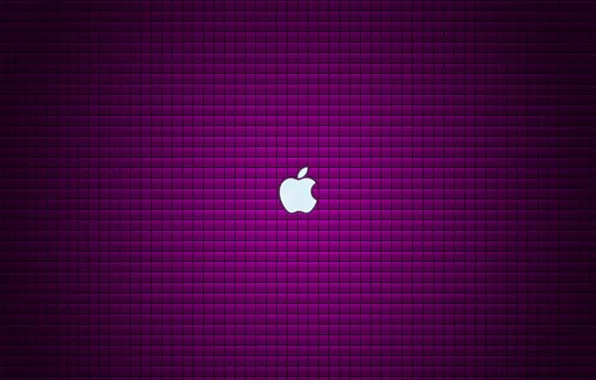 Purple, background, apple, Apple, logo, logo, fon, violet