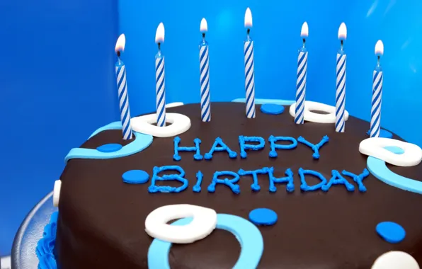 Picture birthday, candles, cake, cake, Happy, Birthday