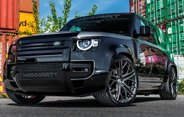 Land Rover, Front, Black, Defender, Manhart, 2021, DP500, whhels