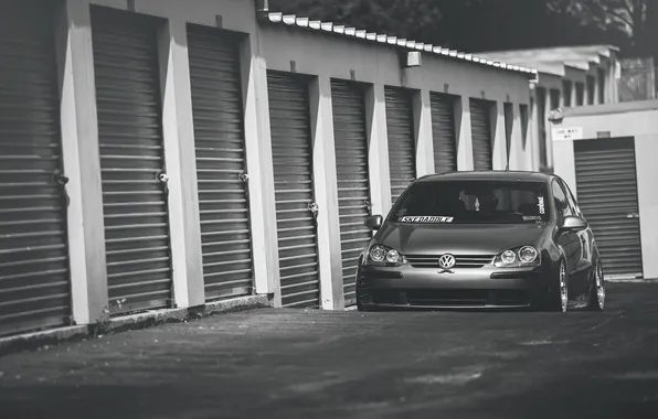 Grey, tuning, volkswagen, Golf, golf, Volkswagen, stance, MK5