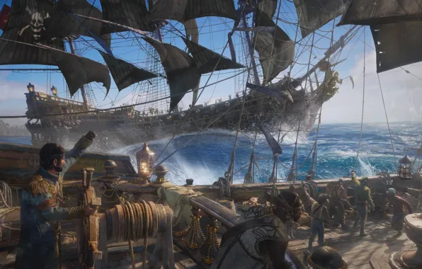 Picture Pirates, Ships, Game, Ubisoft Singapore, Skull and bones, Sailing, Skull and Bones, 2023