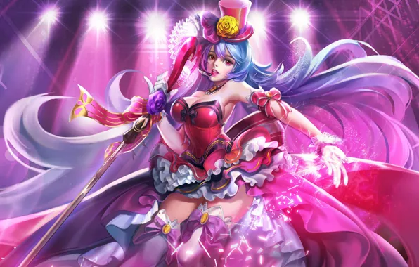 Girl, the game, singer, ruffles, King of Glory, The king of glory