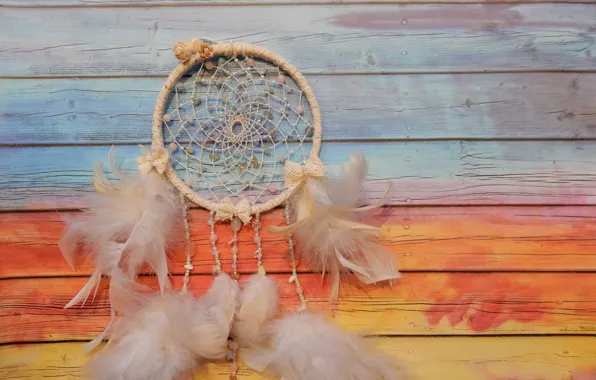 Background, feathers, talisman, amulet, beads, lace, beads, widescreen