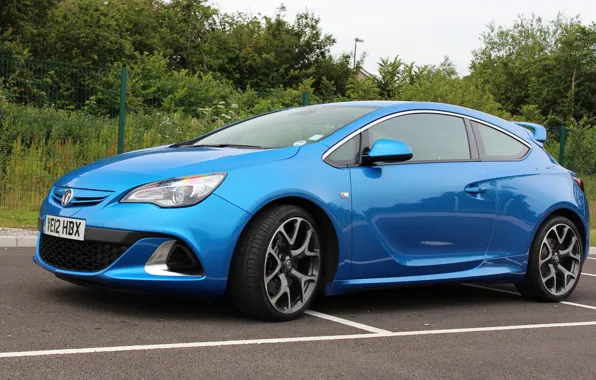 Picture vauxhall, blue, astra, vxr