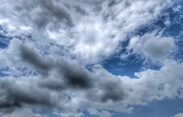 Dark, sky, blue, fantastic, Cloud, suhart, rainy