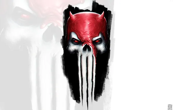 Skull, Punisher, Sake, Marvel, Daredevil, Daredevil, Marvel, Netflix
