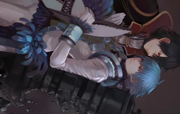 DRAMAtical Murder, Fanart, Koujaku, Pixiv, Fanart From Pixiv, Seragaki Aoba