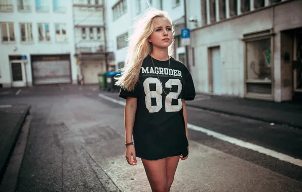 Summer, style, street, model, portrait