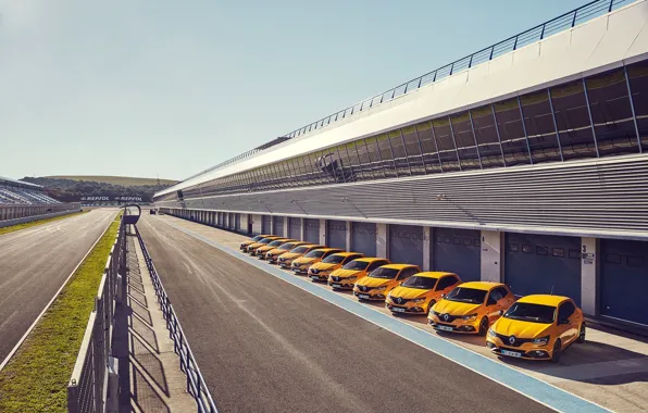 Transport, Renault, a number, car, Megane RS