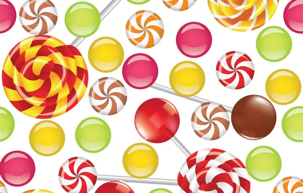 The sweetness, texture, lollipops, texture, caramel, candy, caramel, sweetness