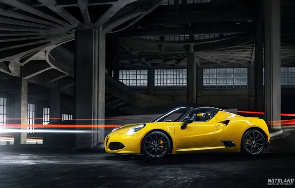 Picture Cars, Alfa, Romeo, Yellow, Sport, Spider, 2015