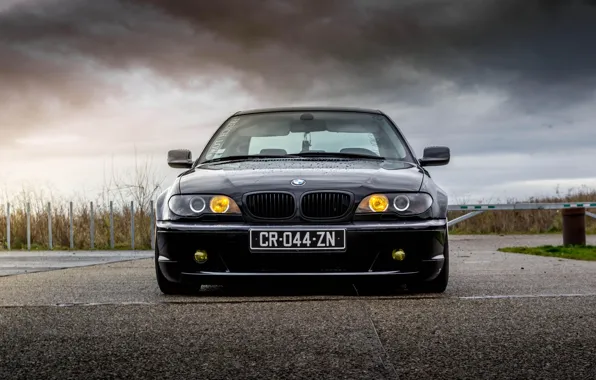 Picture asphalt, lights, tuning, bmw, E46, stance, 330