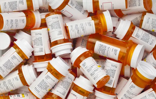 Medicines, flask, containers