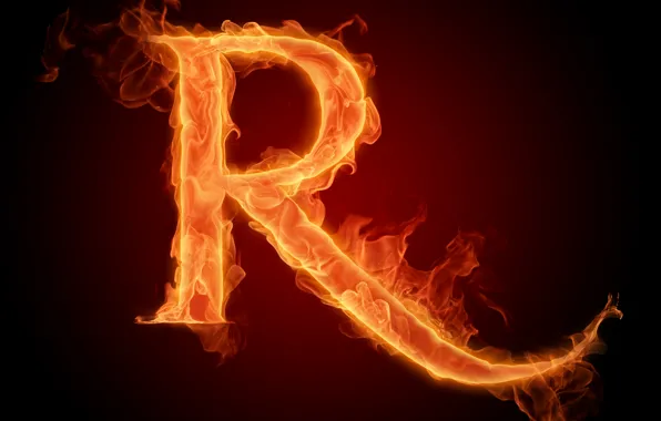 Fire, flame, letter, Litera