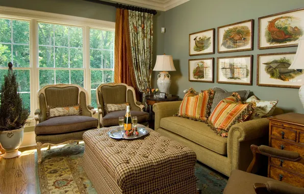 Design, style, room, interior, living room, cozy, South Carolina, cottage by Lake Keowie