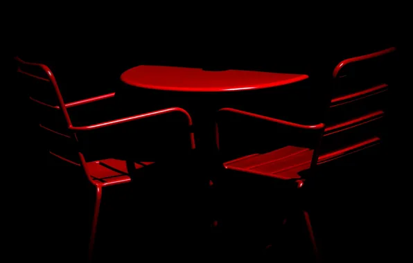 Table, background, chair