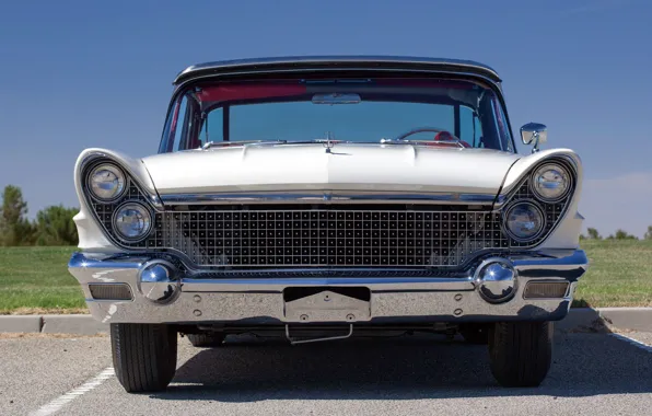 Picture 1960, Convertible, Front view, Lincoln Continental, Mark V