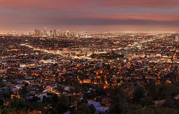 City, the city, USA, Los Angeles, California