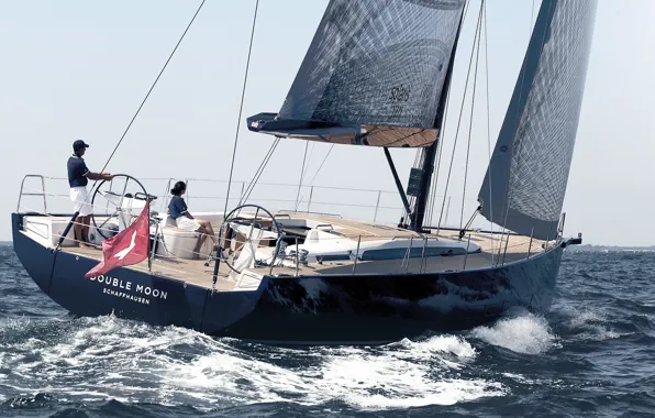 Sea, team, sails, mast, swimming, the crew, regatta, sports yacht