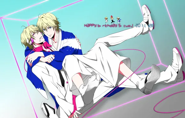 Hugs, guys, Durarara, Durarara, Shizuo Heiwajima
