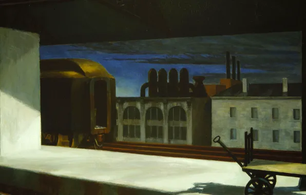 Edward Hopper, 1942, Dawn In Pennsylvania