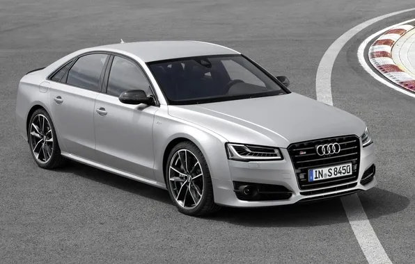 Road, white, Audi, highway, Audi S8