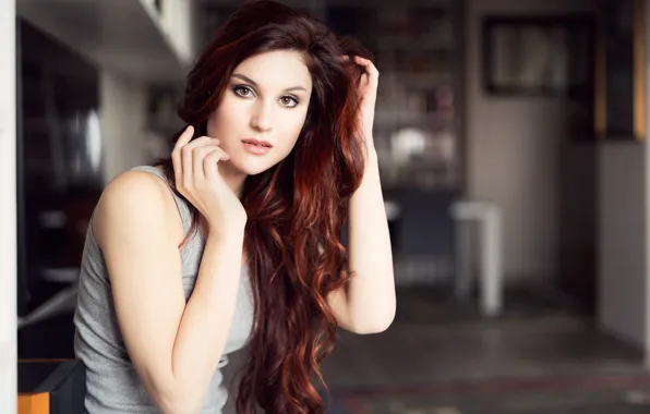 Picture look, face, model, hair, Elena