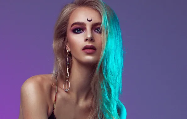 Look, girl, face, hair, makeup, Katie Kosova, Katya Kosiv