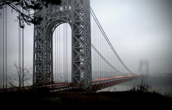 United States, New Jersey, George Washington Bridge, Fort Lee