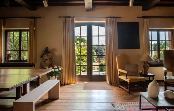 Design, style, room, France, interior, chairs, tables, living room