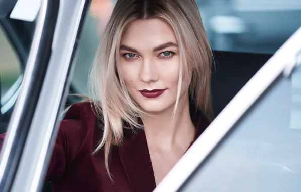 Auto, look, girl, face, beautiful, Karlie Kloss