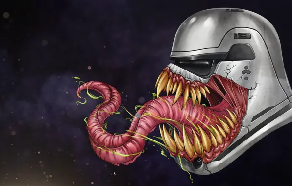 Figure, Language, Star Wars, Teeth, Helmet, Mask, Art, Marvel