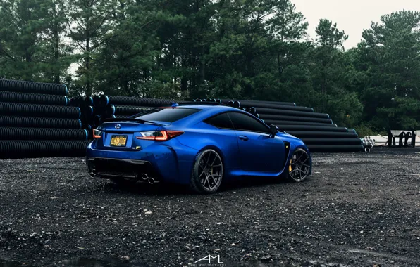 Lexus, blue, Lexus, rc