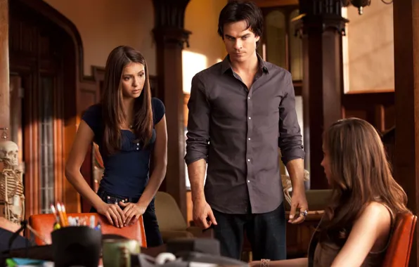 Nina Dobrev, Nina Dobrev, The Vampire Diaries, The vampire diaries, Ian Somerhalder, Ian Somerhalder