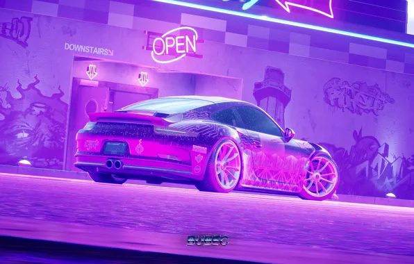 Picture Music, Porsche, Style, Background, NFS, 80s, Style, GT3