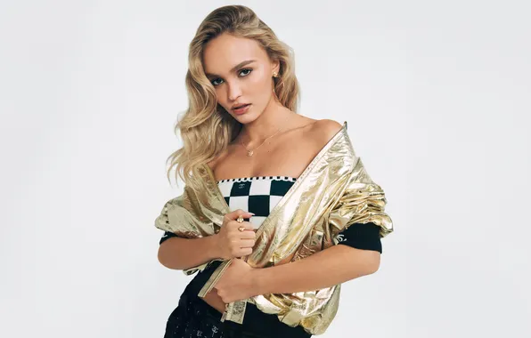 Look, pose, model, makeup, figure, actress, Lily-Rose Depp, Lily-Rose Depp