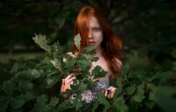 Picture sprig, George Chernyadev, red-haired beauty, Catherine Jasnogorodska, Eve was redhead-2