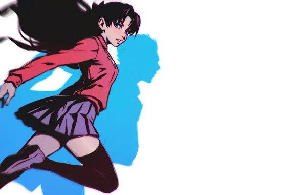 Picture drawing, Archer, Fate, Rin Tohsaka, Stay Night, Ilya Kuvshinov, Unlimited Blade Works