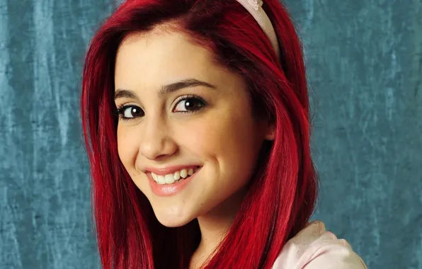 Picture face, smile, model, actress, Ariana Grande, Dimples