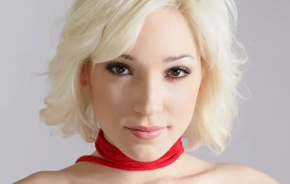 Look, face, model, blonde, Lily Labeau