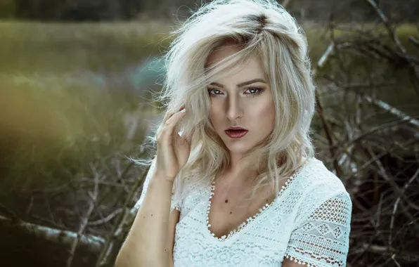 Picture girl, portrait, Kirsten